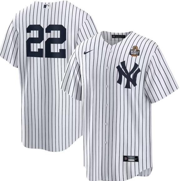 Nike Authentic New York Yankees Juan Soto #22 World Series 2024